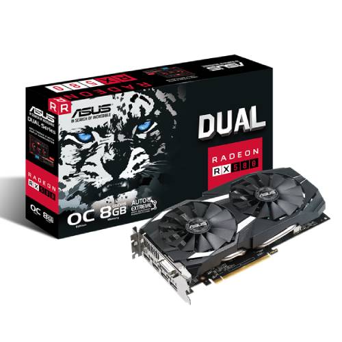 کارت گرافیک ASUS ROG DUAL RX580 8GB (استوک)